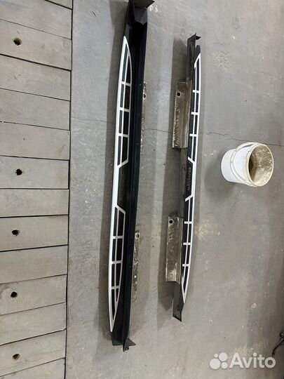 Левый оригинальный порог hyundai Grand Santa Fe