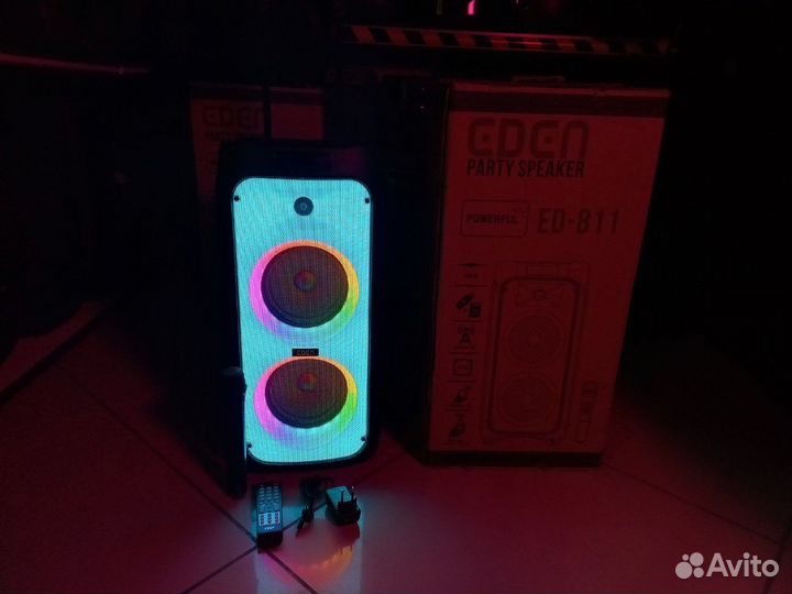 Большая мощная колонка 63 см eden