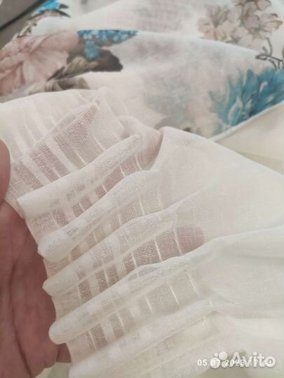 Тюль лён.Турция