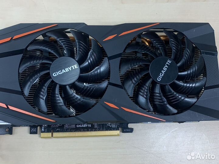 Видеокарта gigabyte RX 580 gaming 8gb