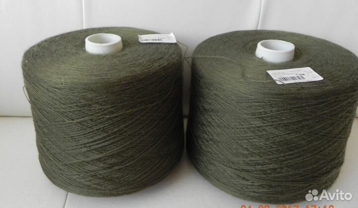 Пряжа в бобинах для машинного вязания