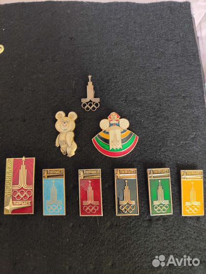 Значки СССР Олимпиада 80