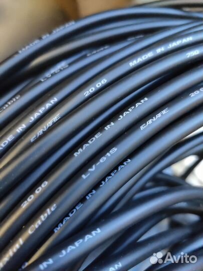 Коаксиальный кабель canare lv-61s 100 метров