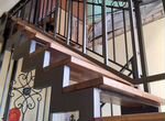 Изготовление лестниц на металлокаркасе