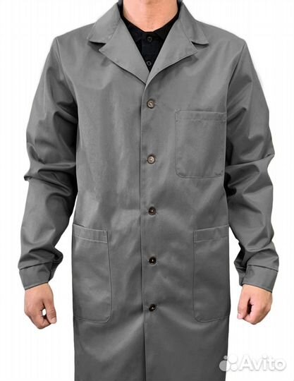 Халат серый р.48-50 рост 3-4 М