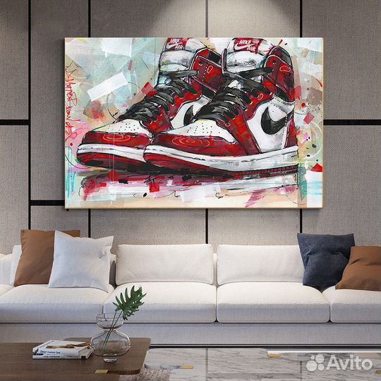 Картины интерьерные кеды