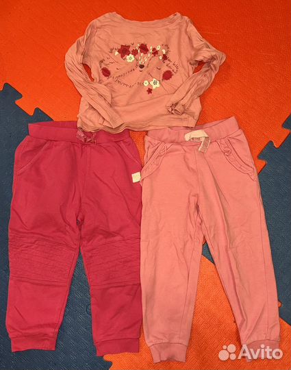 Вещи пакетом для девочки 86-92