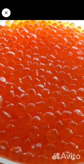 Красная икра кета