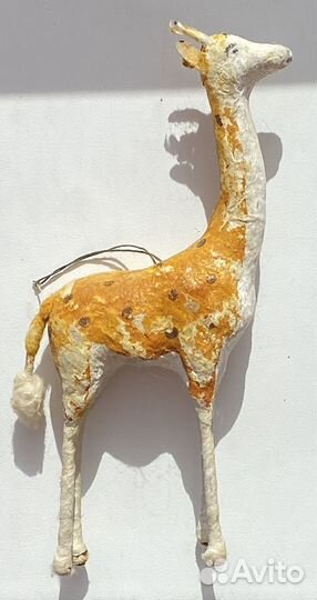 Ватные елочные игрушки СССР