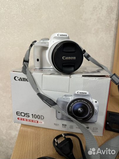 Фотоаппарат canon 100d 18-55kit