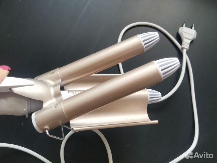 Плойка тройная для волос