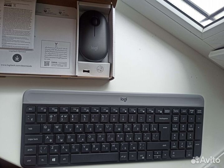 Клавиатура + мышь Logitech