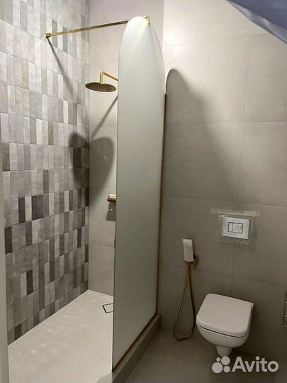 Шторка для душа из закаленного стекла