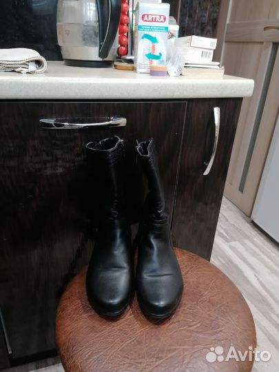 Полусапожки натуральная кожа