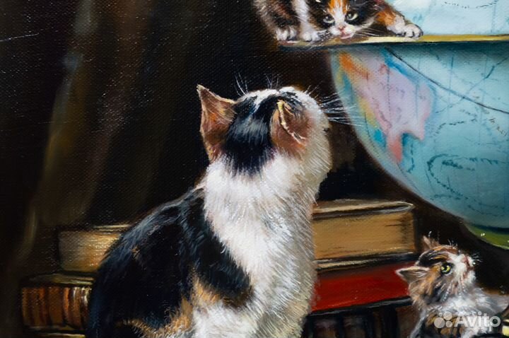 Картина маслом*Глобус* Генриетта Роннер-Книп 1883