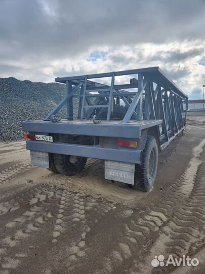 Полуприцеп трал (тяжеловоз) УЗСТ 9177-0000040, 1989