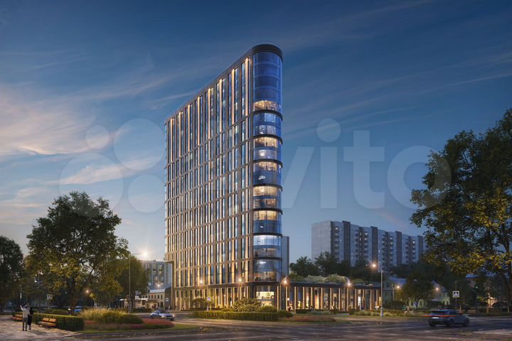 Квартира-студия, 25,2 м², 8/19 эт.