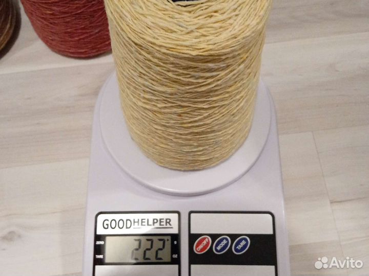 Пряжа в бобине твид