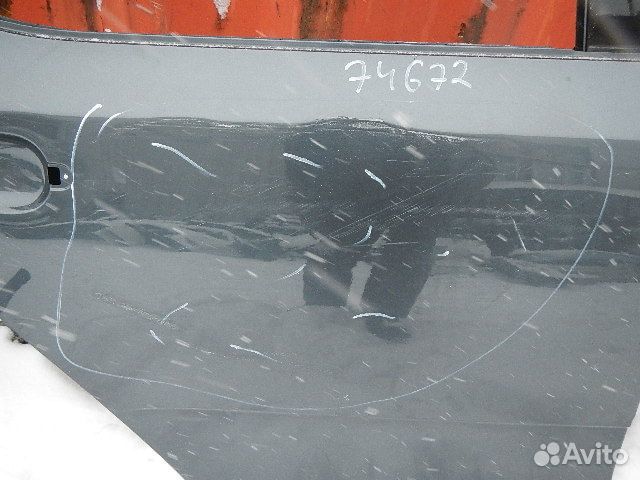 Дверь задняя правая Skoda Fabia