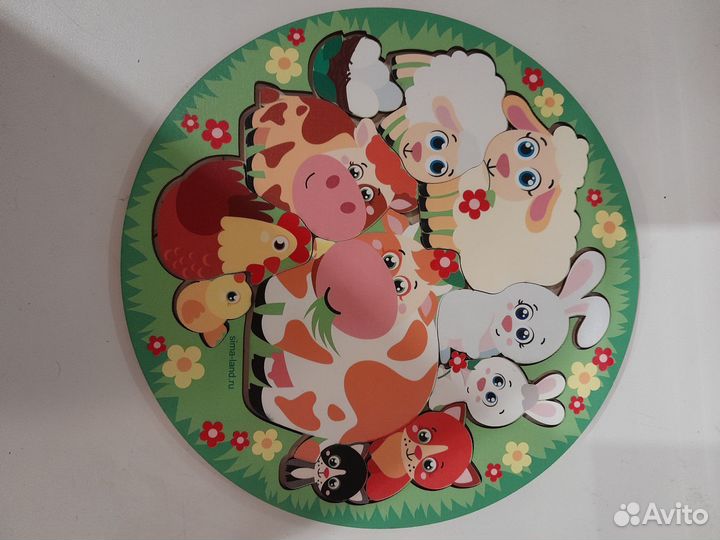 Пазлы игры деревянные