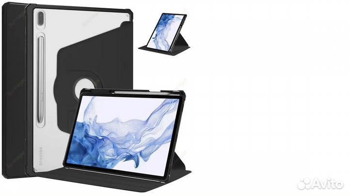 Чехол 360 планшета Samsung Galaxy Tab S8 plus 12.4