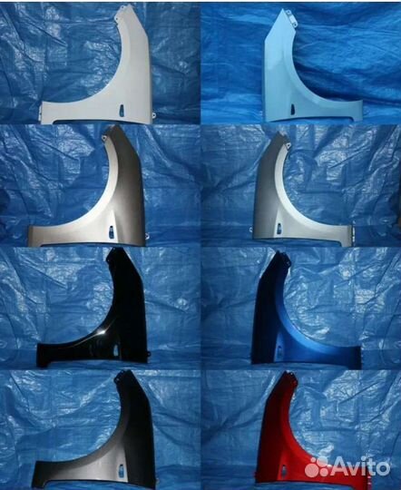 Крыло переднее левое правое Hyundai Solaris 1 2