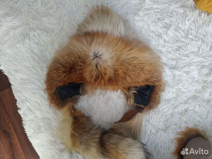 Воротник, шапка из лисы