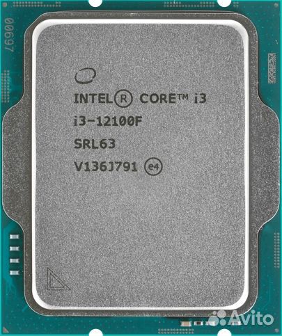 Процессор intel core i3 12100f