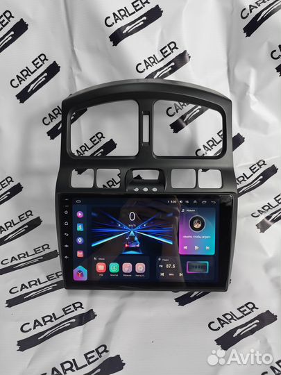 Магнитола андроид hyundai Santa Fe (4+64 гб)