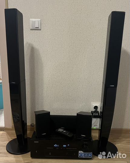 Акустика Yamaha NS + рессивер Denon