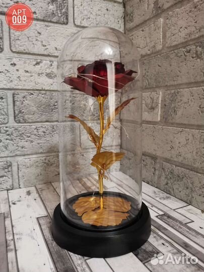 Роза в колбе