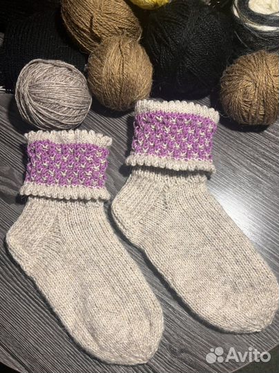 Шерстяные носки