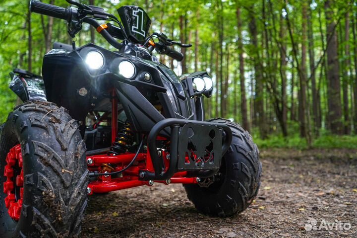 Электроквадроцикл white siberia sneg R 1500W NEW