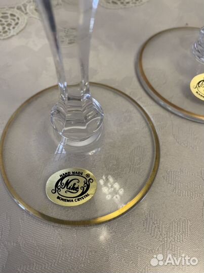 Бокалы для шампанского хрусталь