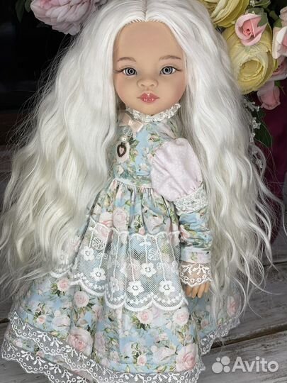 Перепрошивка волос кукле