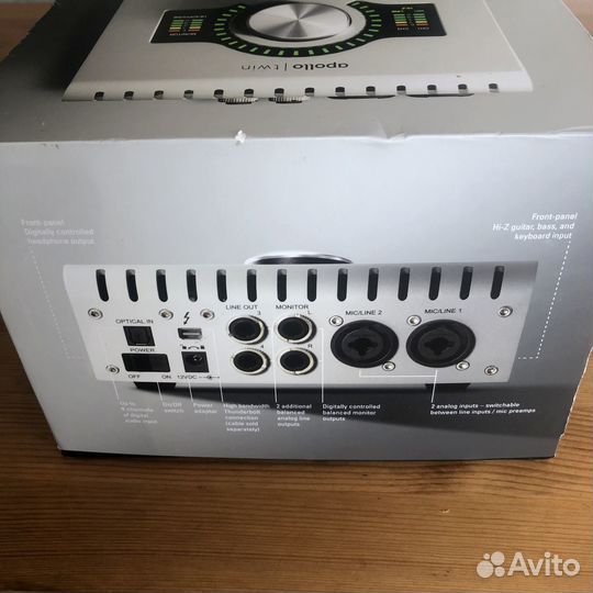 Внешняя звуковая карта Apollo Twin