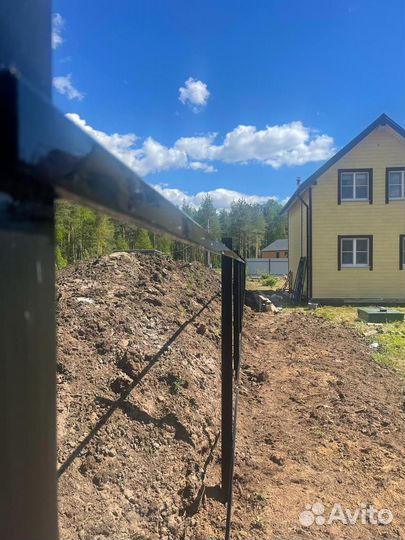 Столб винтовой 80х80, 76 1000х2000