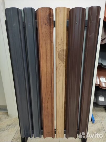 Металлический штакетник (евроштакетник)