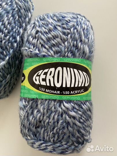 Пряжа для вязания мохер Geronimo