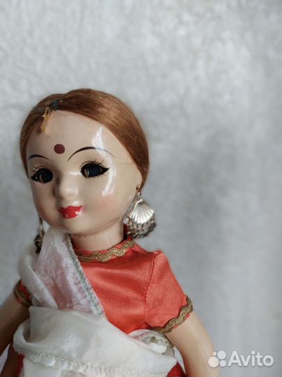 Кукла ивановская винтажная прессопилочная
