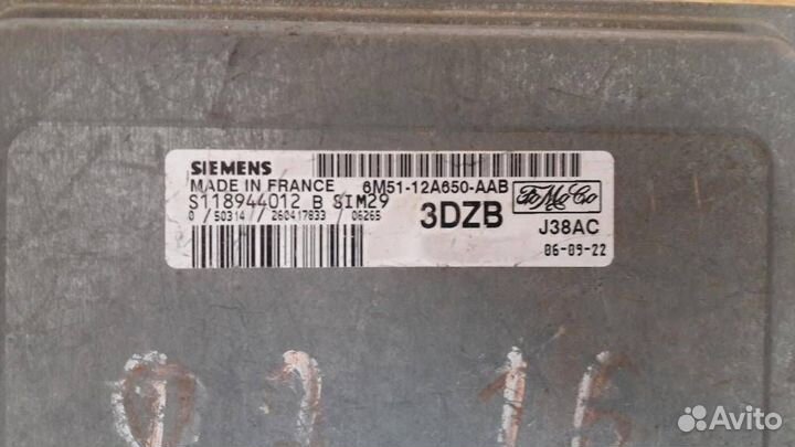 Блок управления двигателем ford focus 2