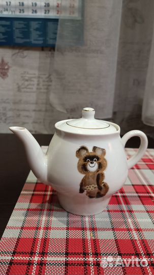 Заварочный чайник олимпийский мишка
