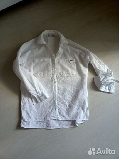 Белая рубашка 46 разм