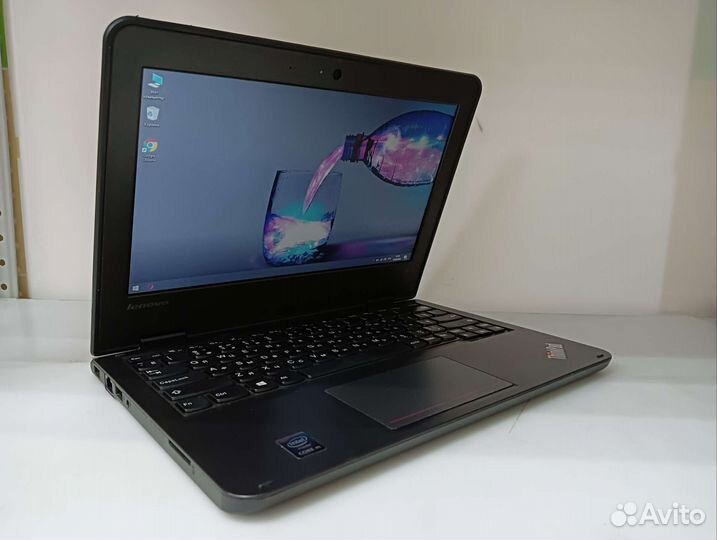 Компактный ноутбук для работы SSD 120gb акб держит