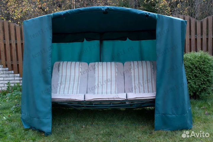 Тент на садовые качели