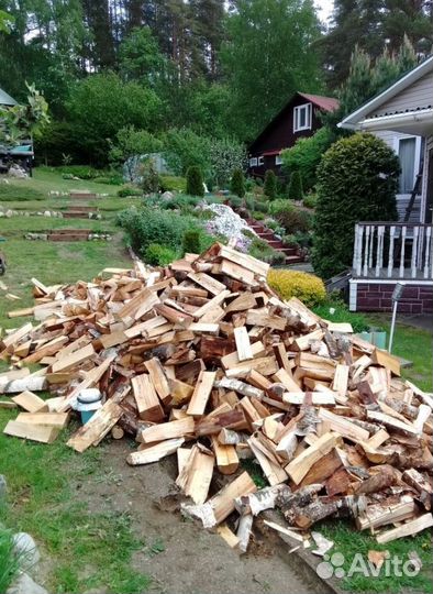 Дрова колотые Береза