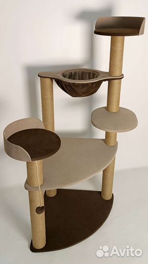 Домик с когтеточкой для кошки