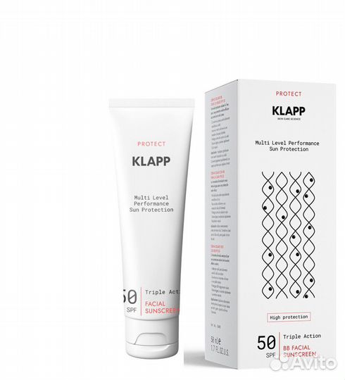Klapp spf50 германия крем вв солнцезащитный тон