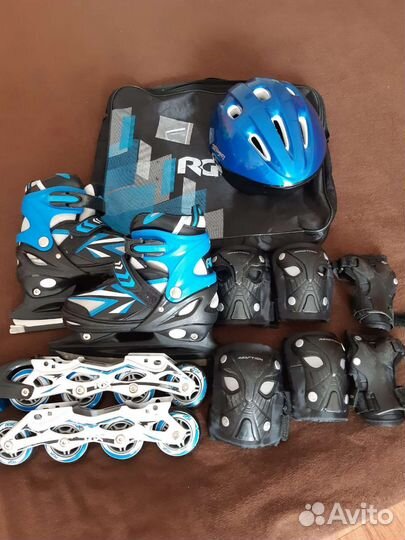 Роликовые коньки детские раздвижные