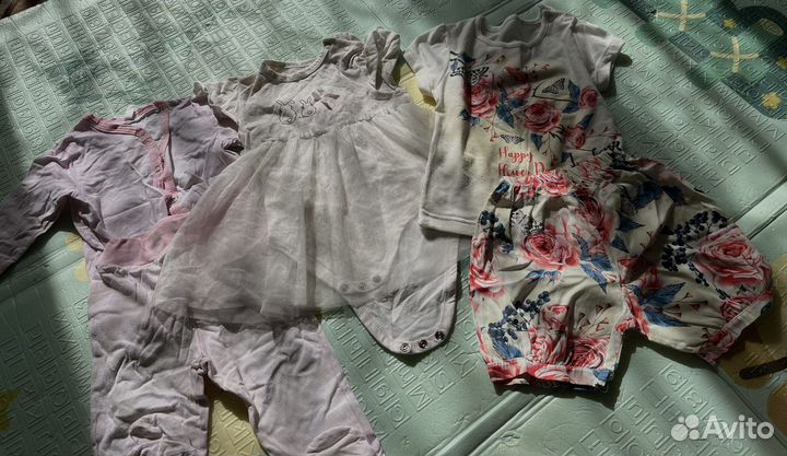 Пакет вещей на девочку до года